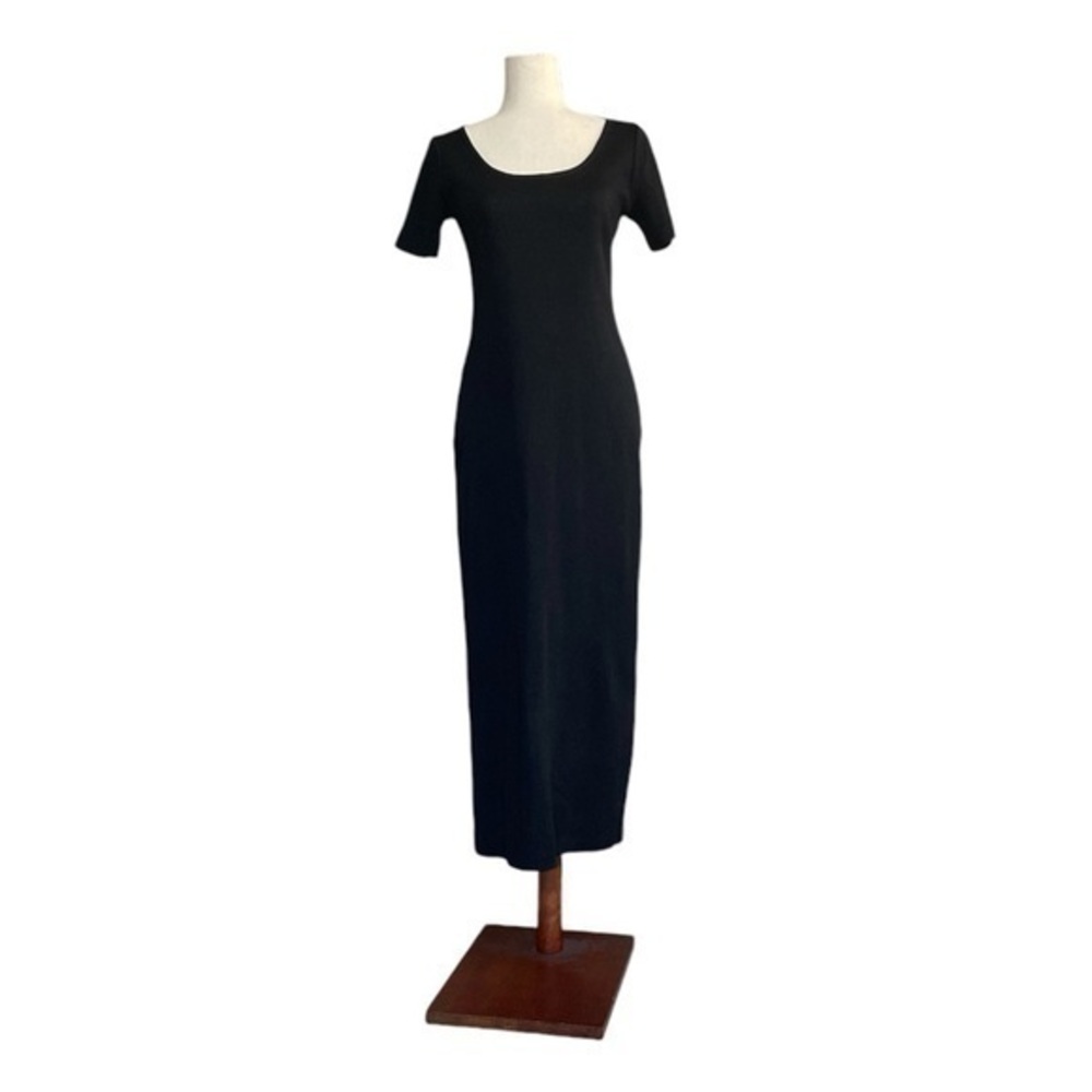 Liz Claiborne Vintage Wool Blend Short Sleeve Maxi Dress | Sz Sm